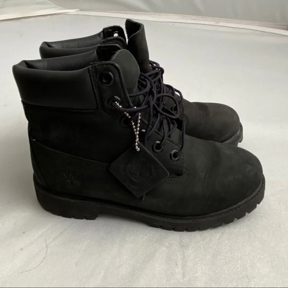 Timberland Classic black waterproof work boots